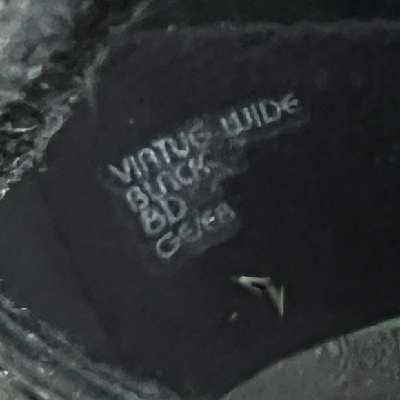 Earth Women's WIDE Black Virtue Leather Mary Jane Pump Size 8D - Picture 5 of 10